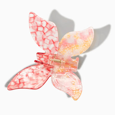 Pink Butterfly Hair Animal Claw